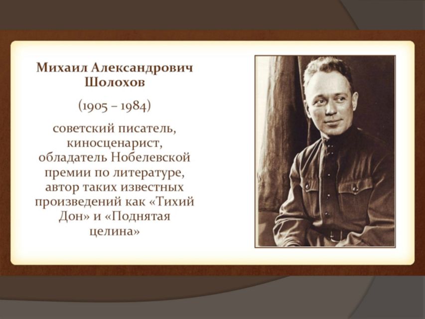 Произведение какого писателя 19 века послужило образцом для создания романа тихий дон